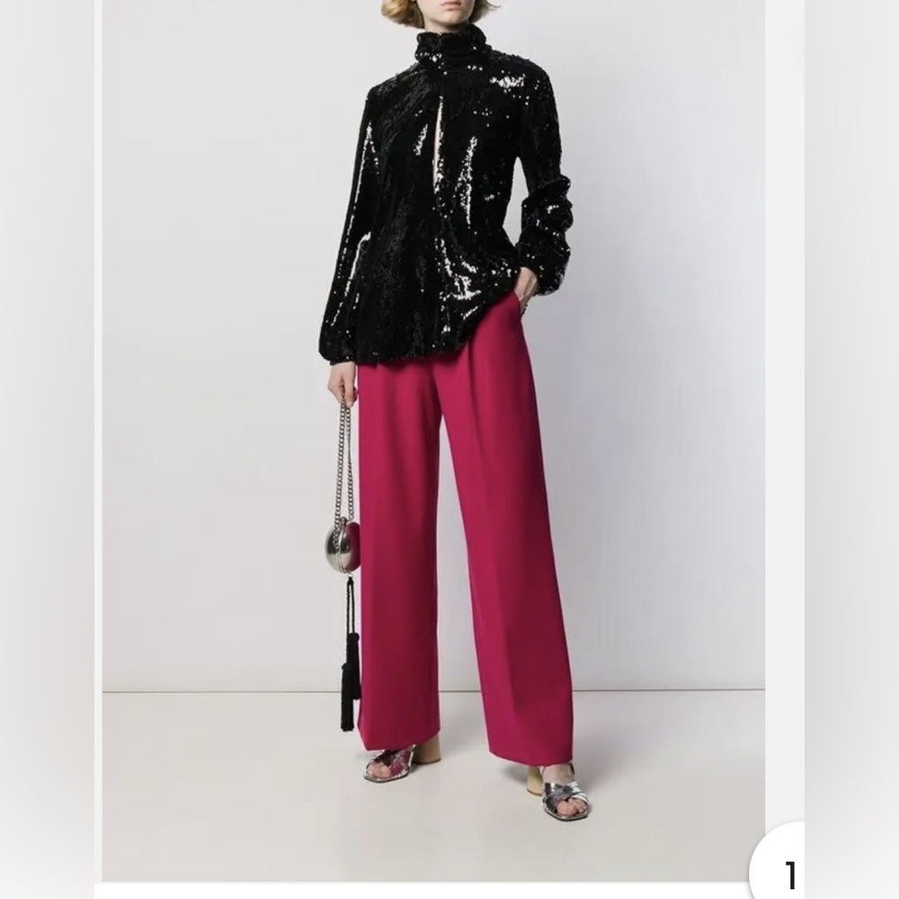 RACIL
BLACK SEQUINED BLOUSE